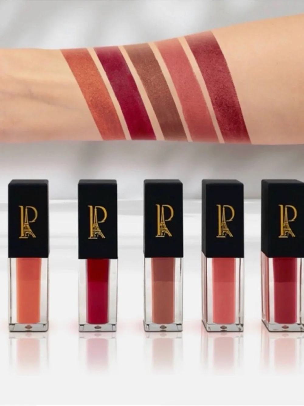 Liquid Touch Prestige Matte Lipstick Set - Cream/Gold Packaging